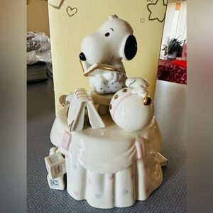 Lenox Baby Snoopy Keepsake Music Box